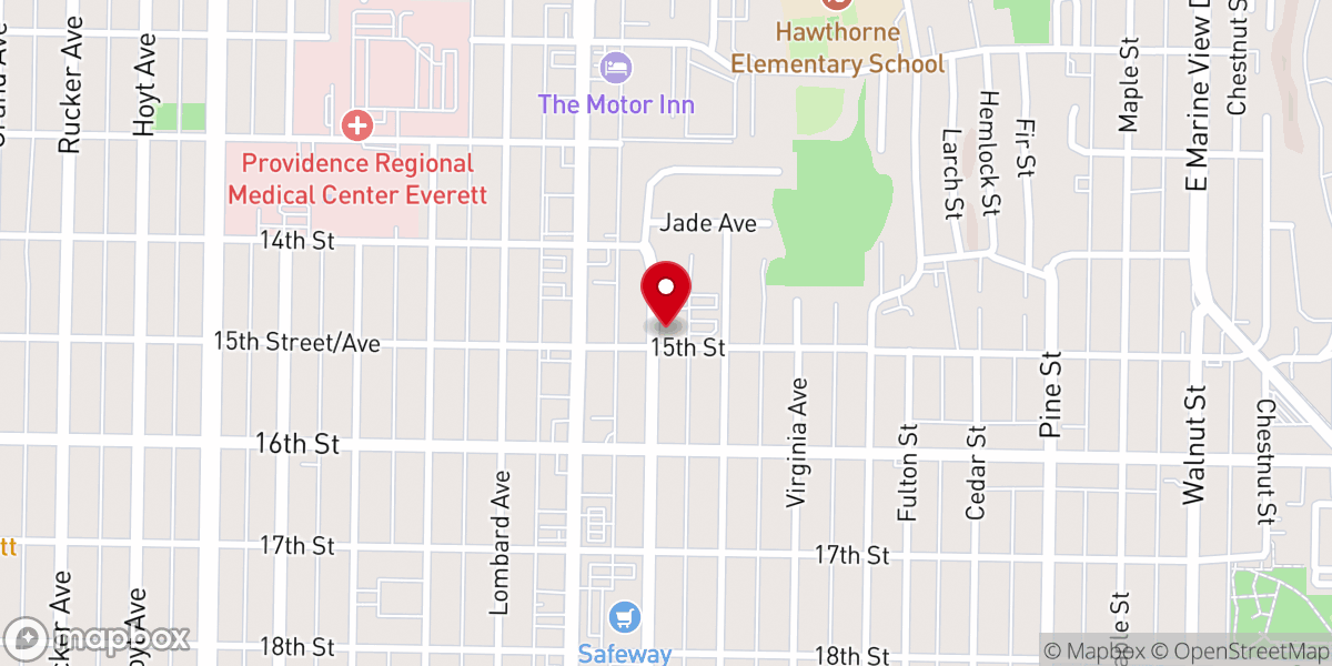 Map showing location of First Christian Reformed Church