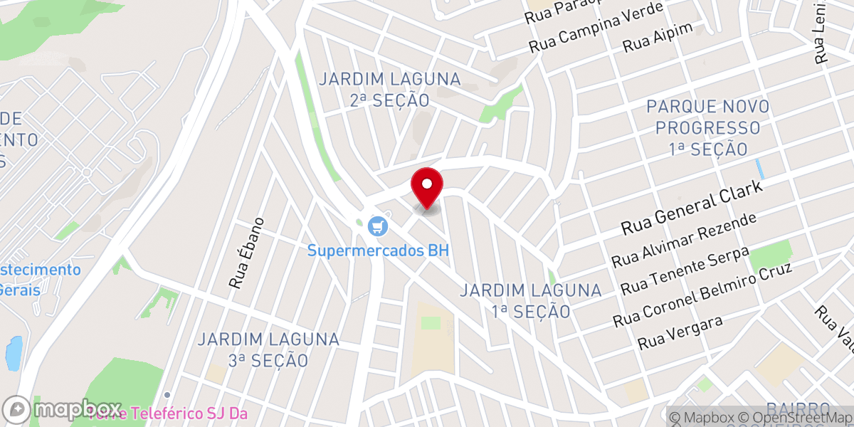 Map showing location of Paróquia do Divino Espírito Santo