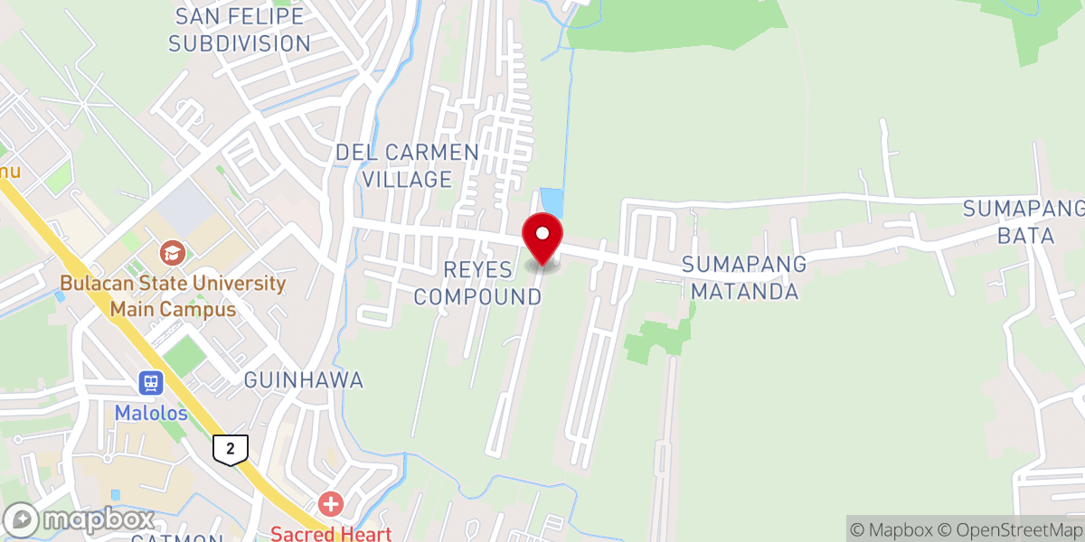 Map showing location of Sumapa Berean Christian Church