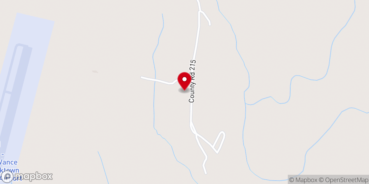 Map showing location of Mine La Motte Church