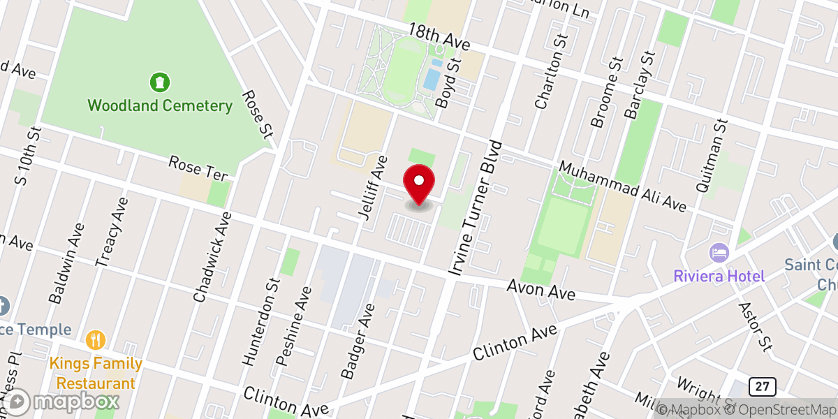 Map showing location of Holy Ghost Flow International Ministries