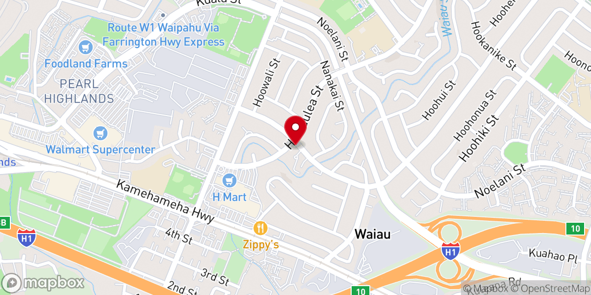 Map showing location of Kahikuonalani UCC