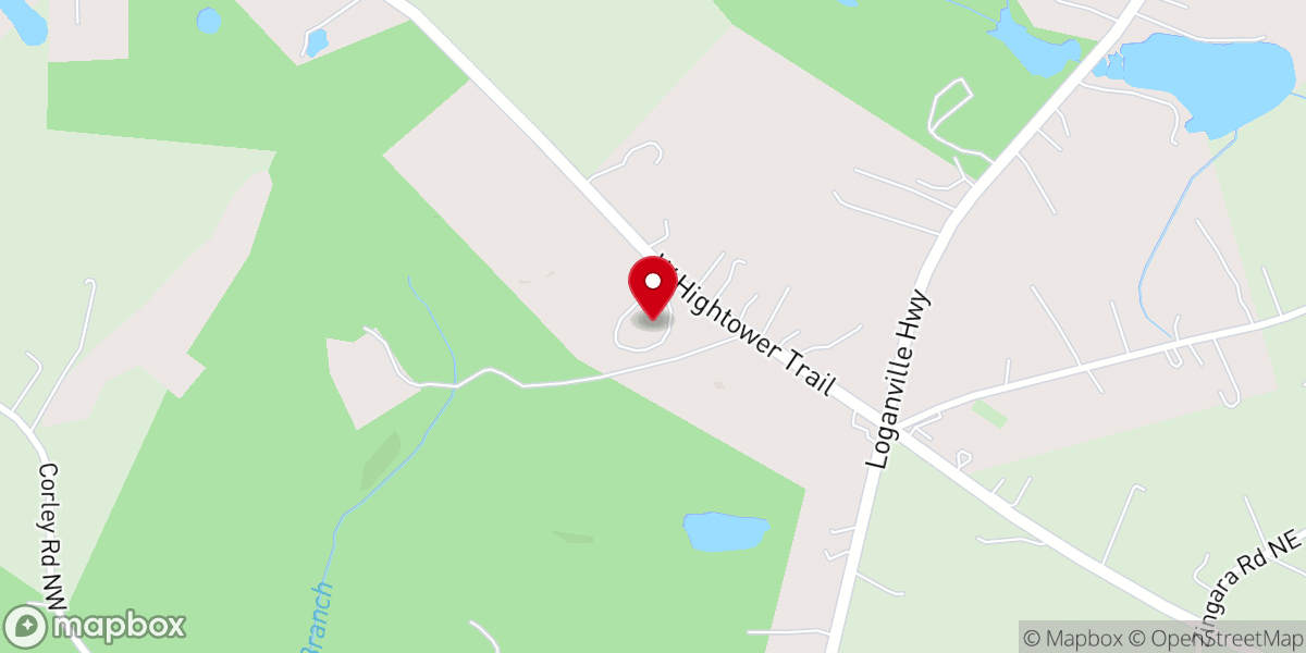 Map showing location of Grace Missionary Baptist Church