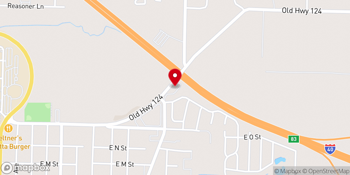 Map showing location of Fellowship Bible Church