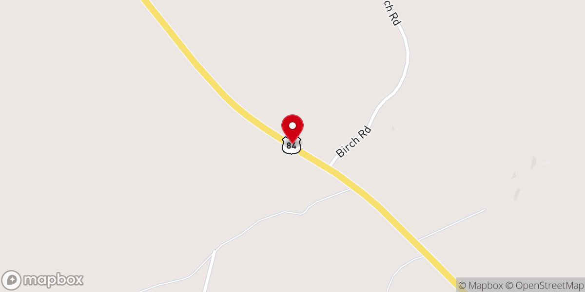 Map showing location of Greater Mackey Branch #2 Baptist Church