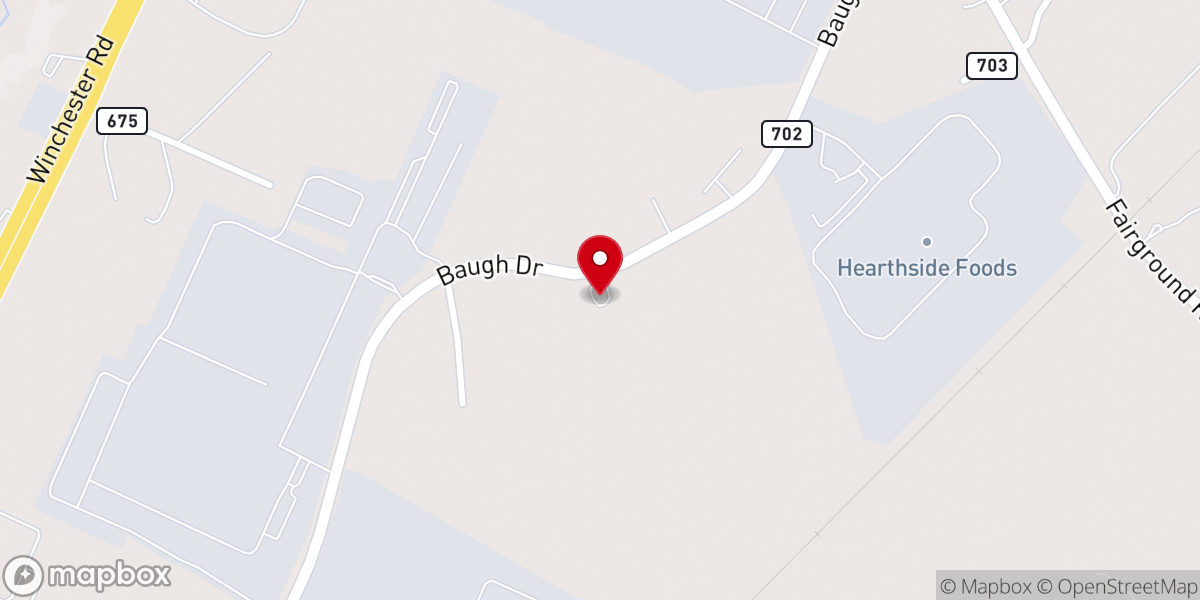 Map showing location of Third Zion Baptist Church