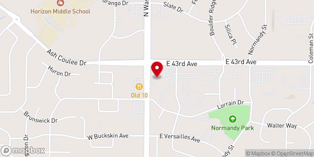 Map showing location of GracePoint Church