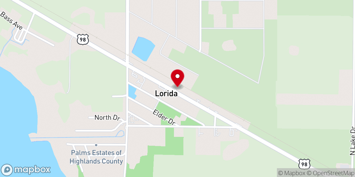 Map showing location of Church Of God Of Prophecy