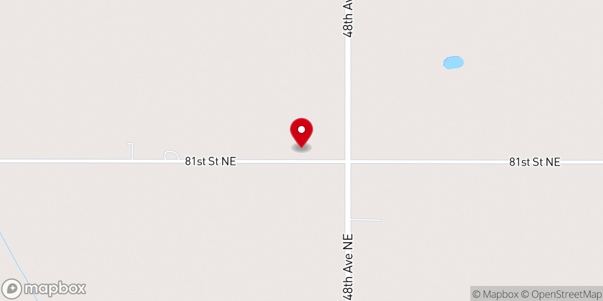 Map showing location of Salem Mennonite Church