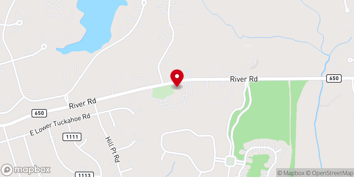 Map showing location of St Mary's Episcopal Church