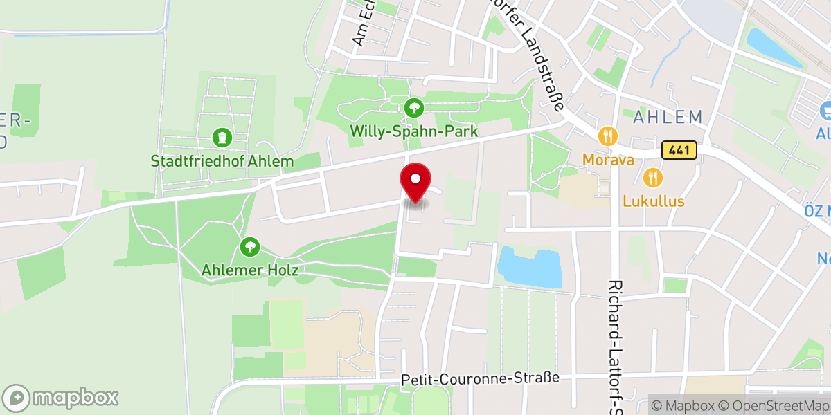 Map showing location of Wat Dhammavihara Buddhisten-Verein Hannover