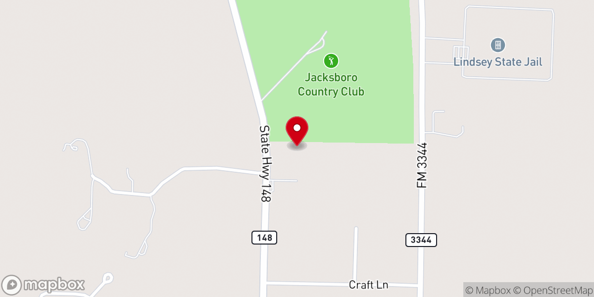 Map showing location of St. Mary's Catholic Church
