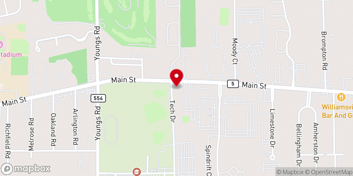 Map showing location of Randall Church
