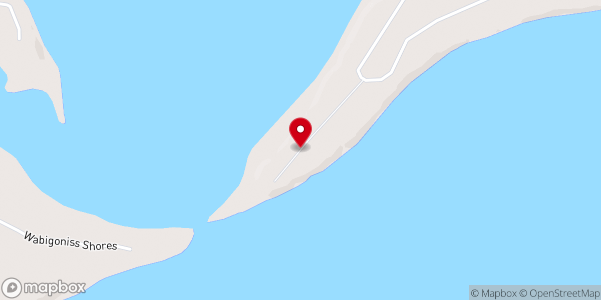 Map showing location of Camp Knutson