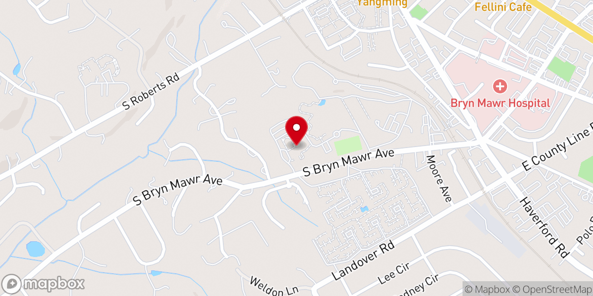 Map showing location of Proclamation Presbyterian Church