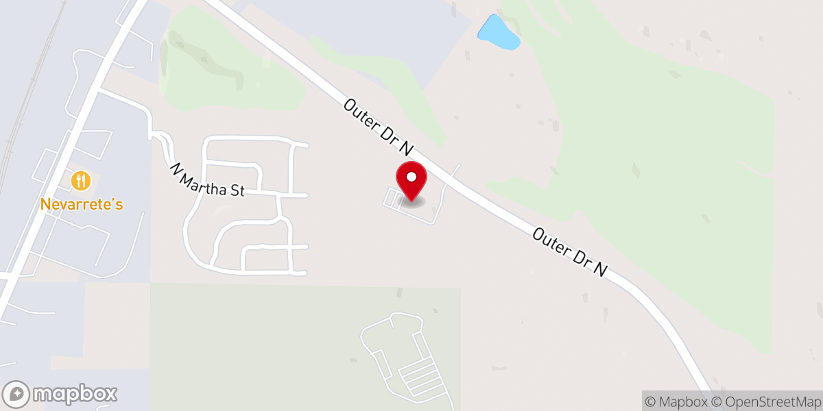 Map showing location of Peace Reformed Church