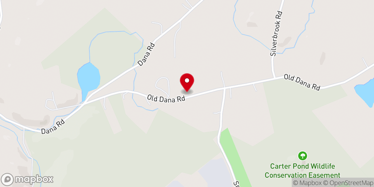 Map showing location of Hartman's Herb Farm