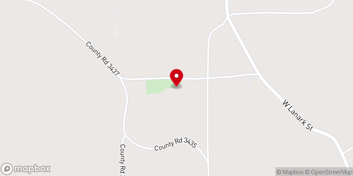 Map showing location of Courtland Church