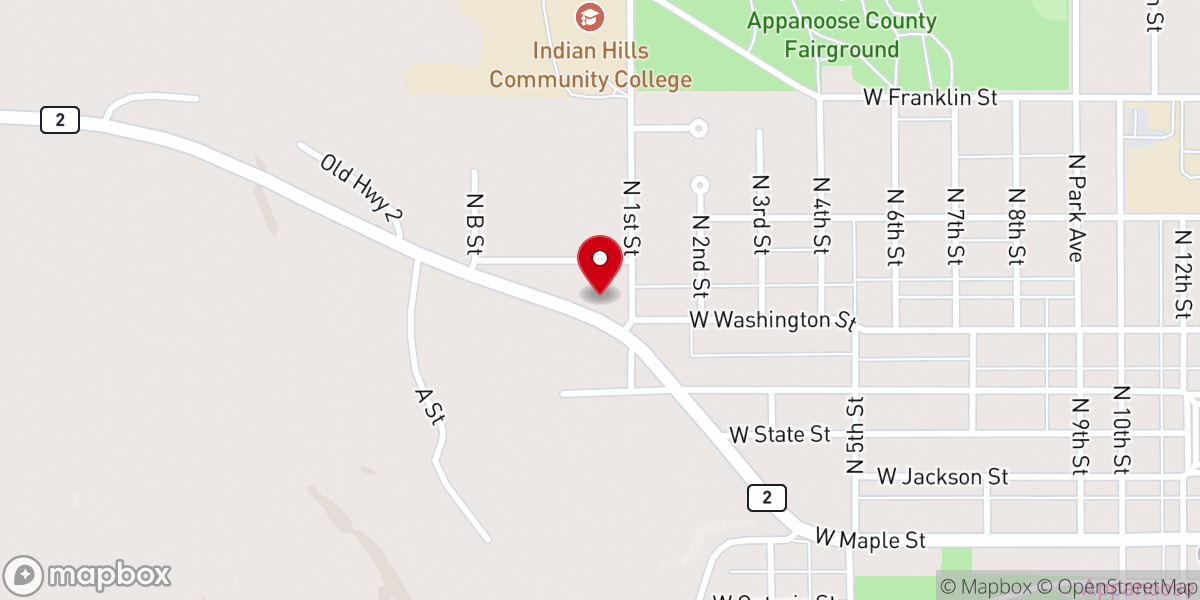Map showing location of Food Pantry, Apostolic Church