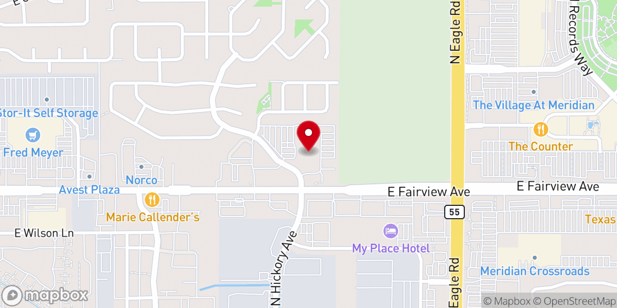 Map showing location of Capital Church