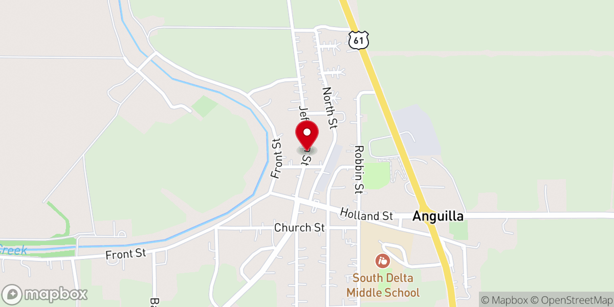Map showing location of Our Mother of Mercy