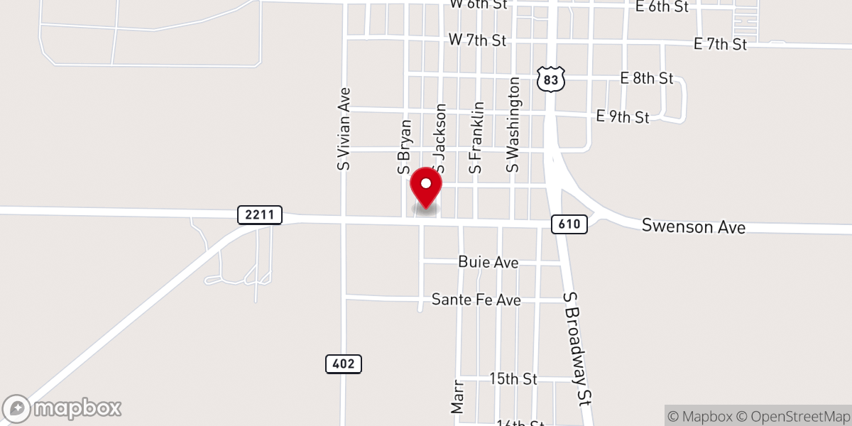 Map showing location of St. Mary Church