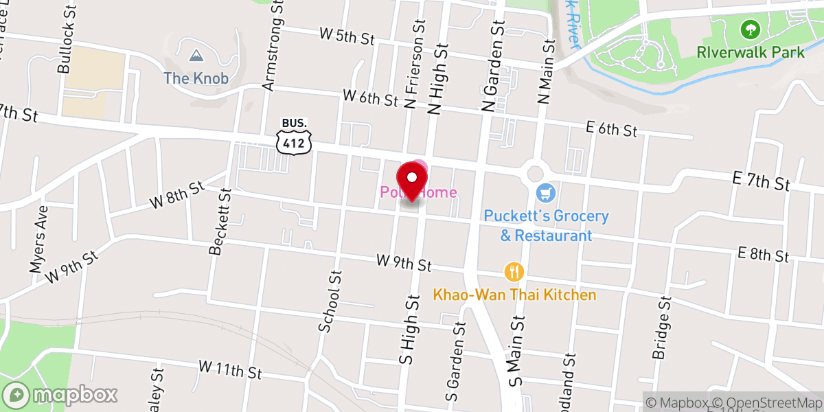 Map showing location of The Mulehouse
