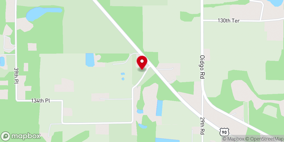 Map showing location of Wellborn Church of God - Food Distribution Center