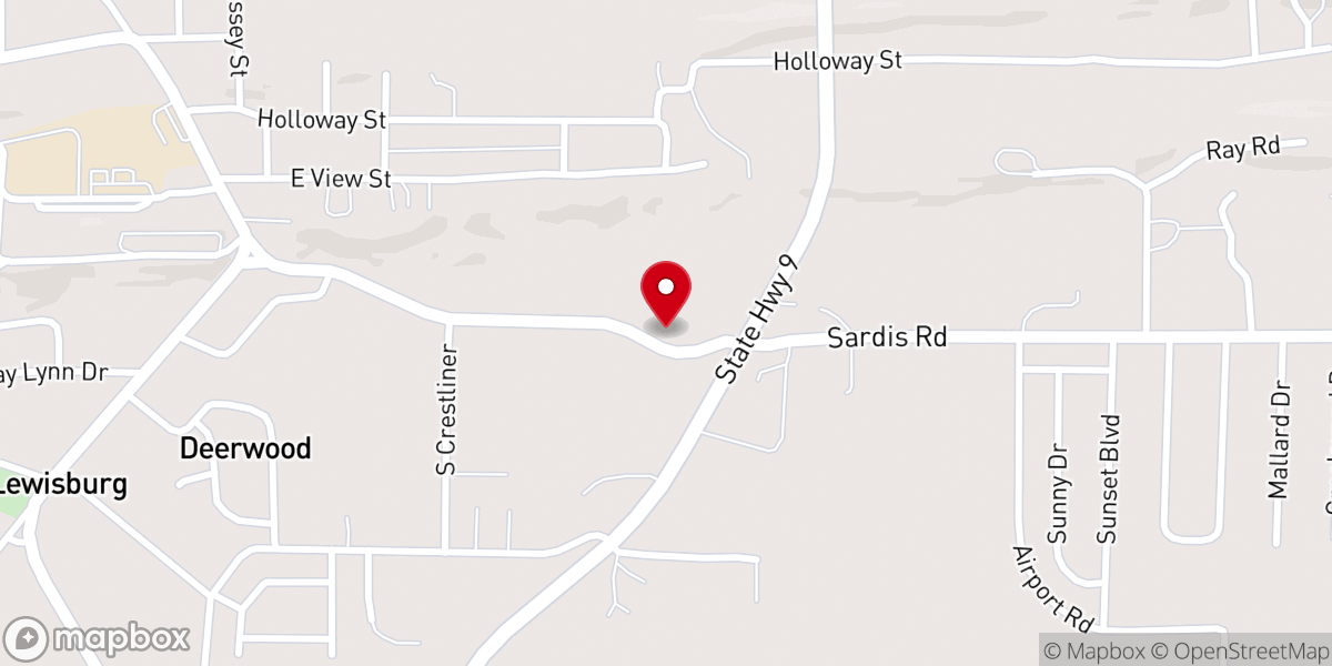 Map showing location of Solid Rock Apostolic Church