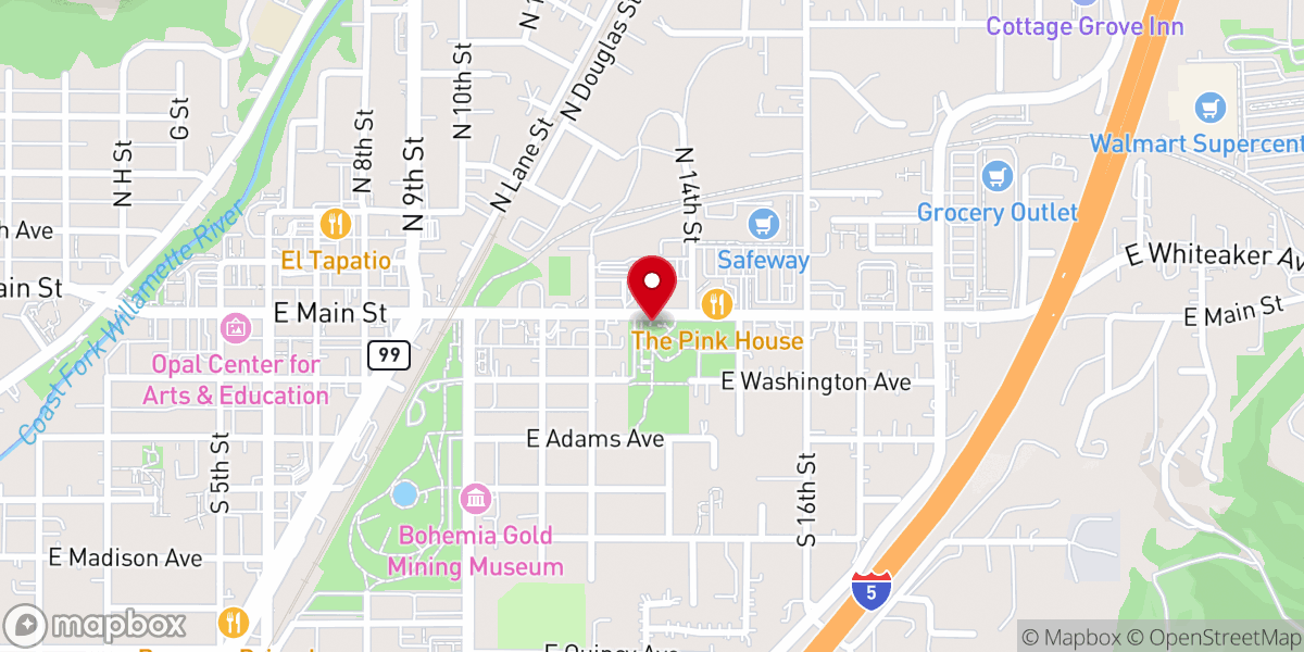Map showing location of Coiner Park