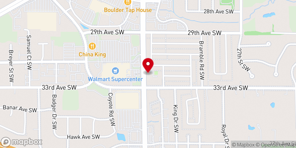 Map showing location of Westdale Community Church