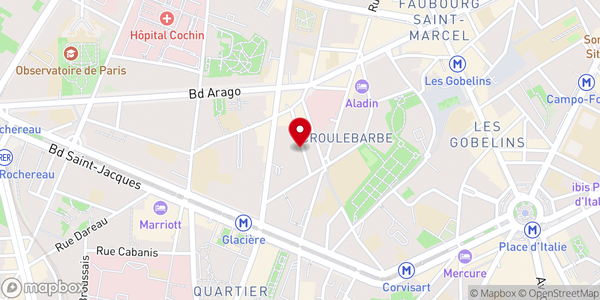 Map showing location of Couvent Saint-Jacques