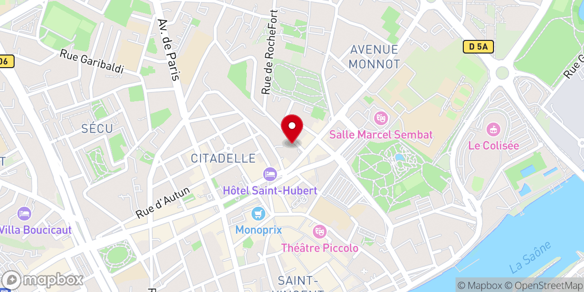 Map showing location of Chapelle