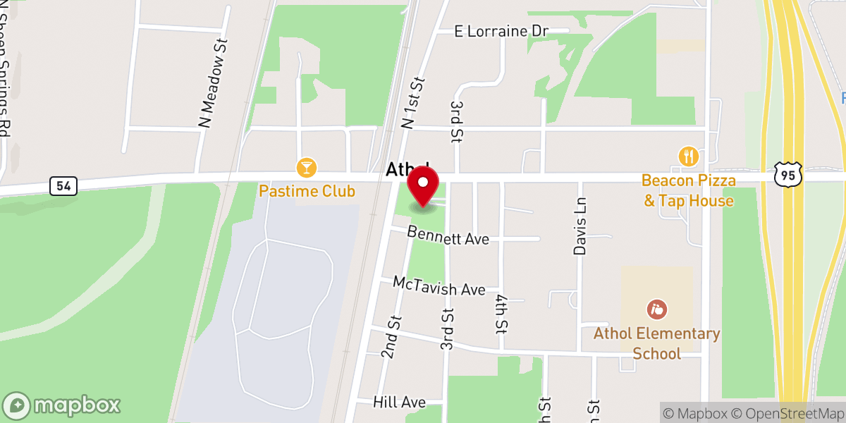 Map showing location of Abc Food Bank