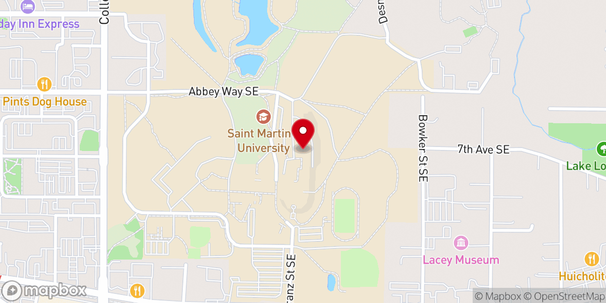 Map showing location of Abbey Church