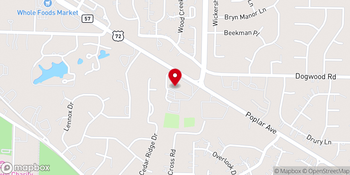 Map showing location of Our Lady of Perpetual Help Catholic Church
