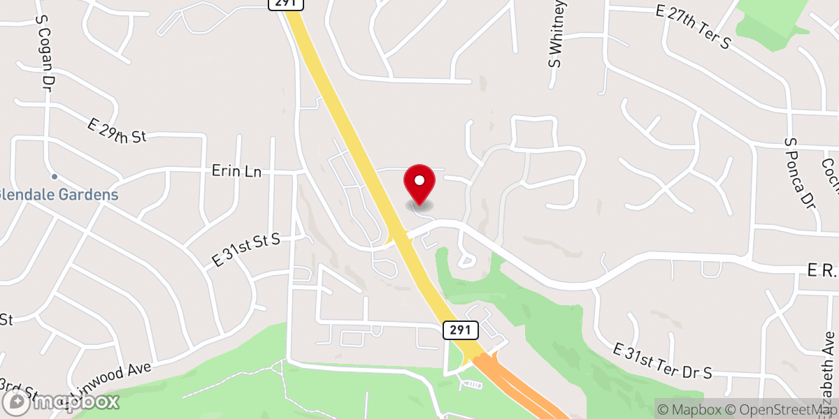 Map showing location of Hidden Valley Church of Christian