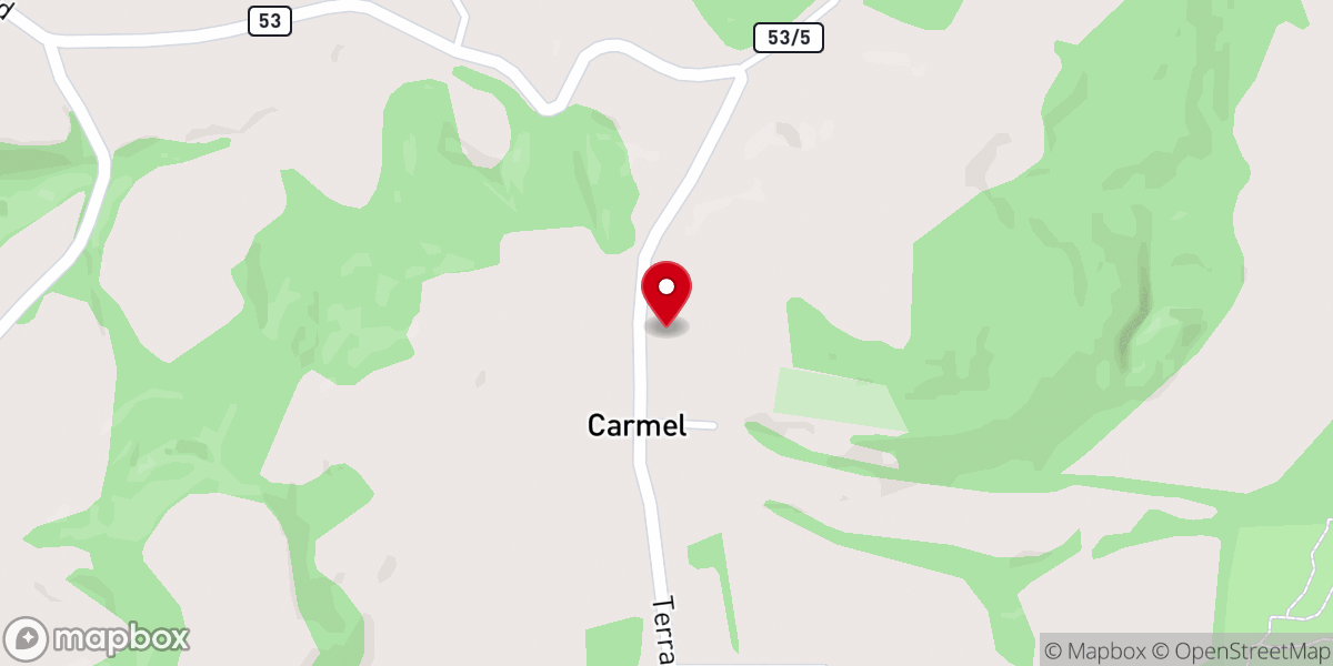 Map showing location of Saint Pauls Lutheran Church