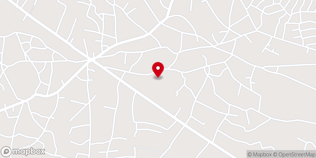 Map showing location of St Mathias Anglican church