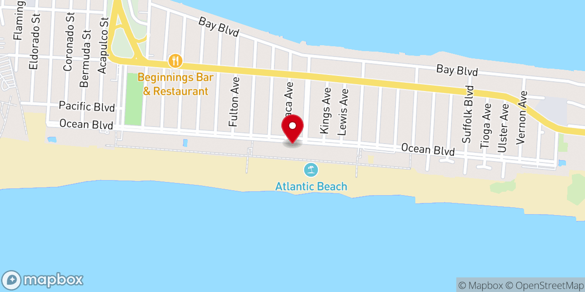 Map showing location of The Shores at Atlantic Beach