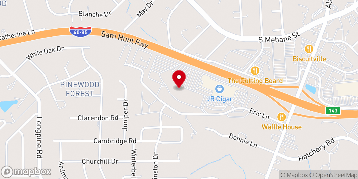 Map showing location of Grace Chapel