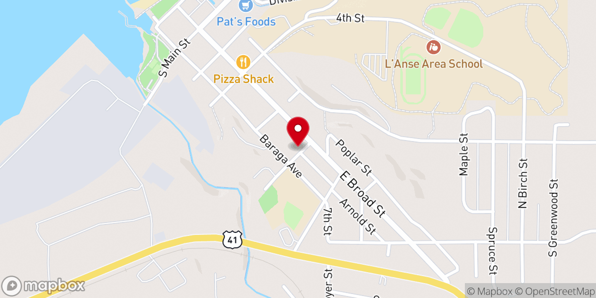Map showing location of Holy Name-Jesus Church Assinins