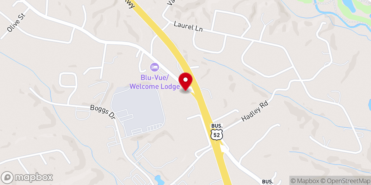 Map showing location of St Andrew Lutheran Church