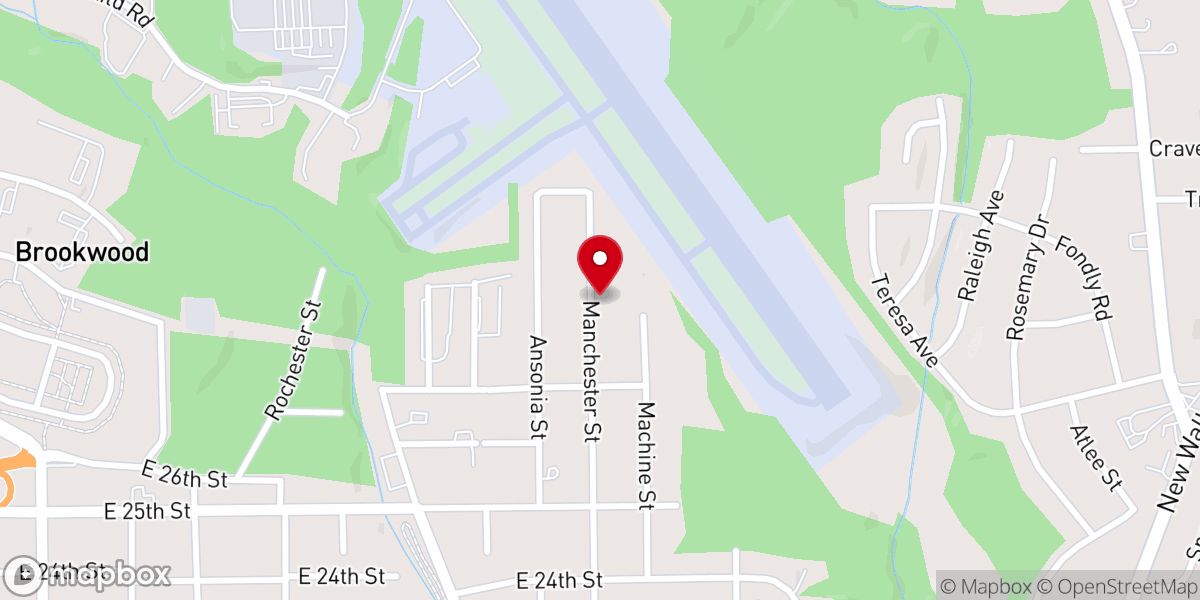 Map showing location of Hatt Church
