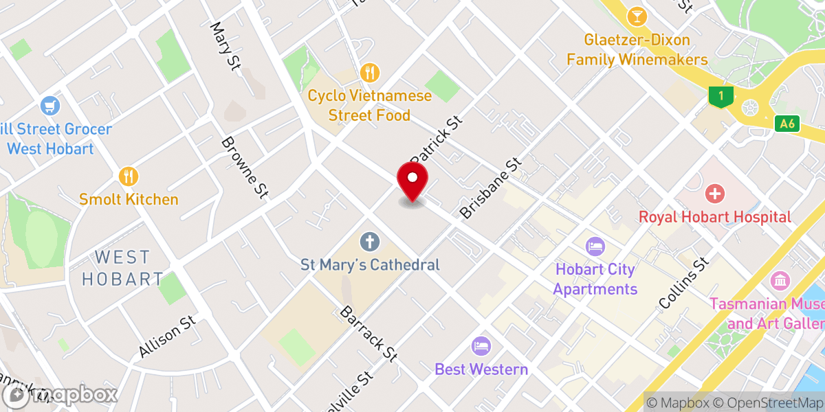 Map showing location of Ebeneezer Chapel
