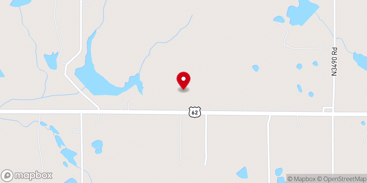 Map showing location of Church Of God