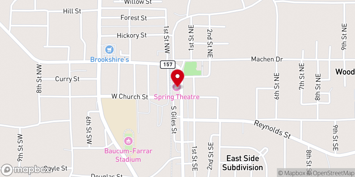 Map showing location of Fuller Center For Housing