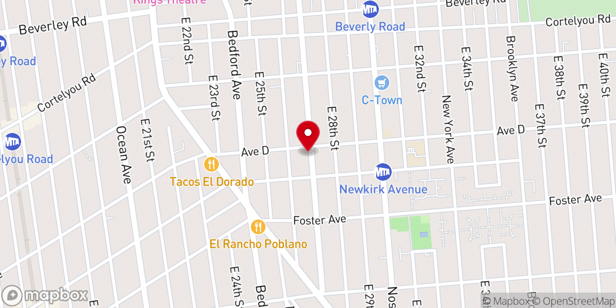 Map showing location of Mission Tabernacle De La Bonne Nouvelle