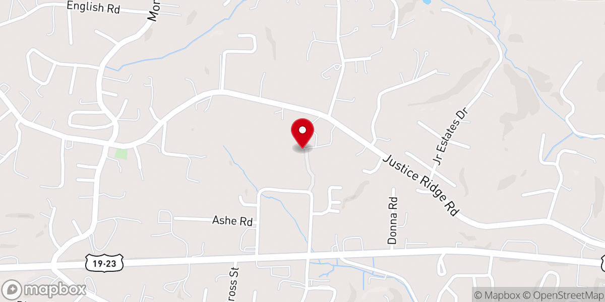 Map showing location of The Farm, A Gathering Place