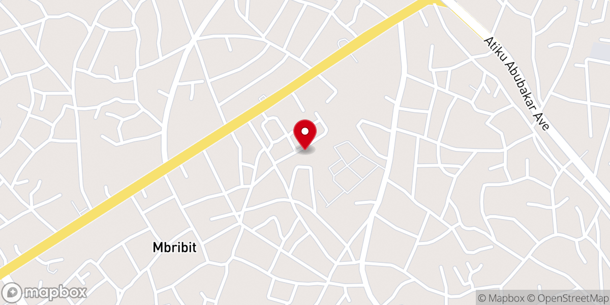 Map showing location of RCCG Joy Arena Mega Parish